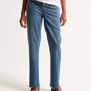 Abercrombie & Fitch Blue Straight Leg Jeans